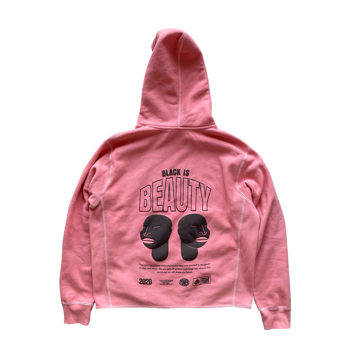 BIB Hoodie Washed Fuchsia