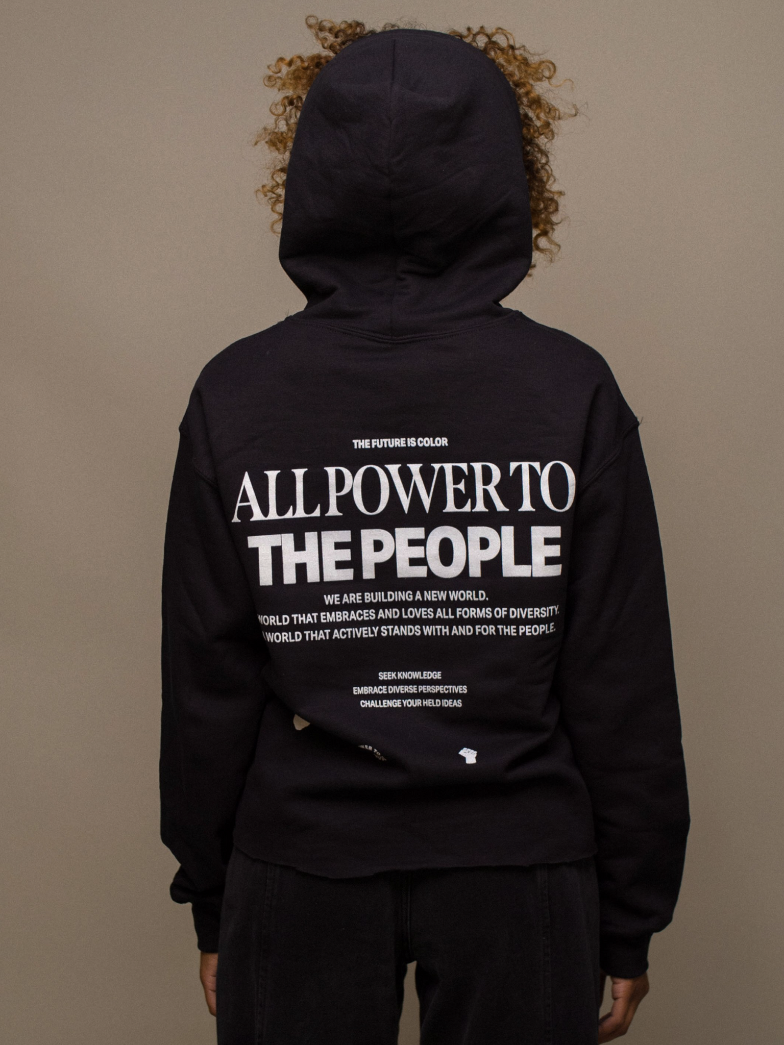 All power to the people hoodie