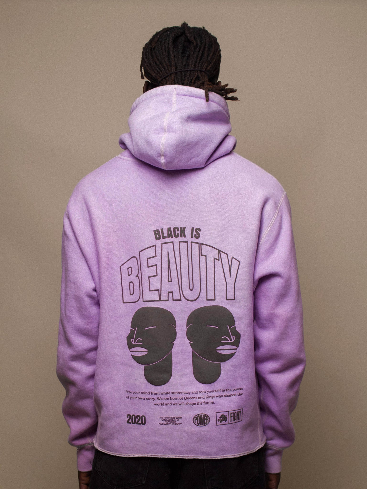BIB Hoodie Washed Lavender