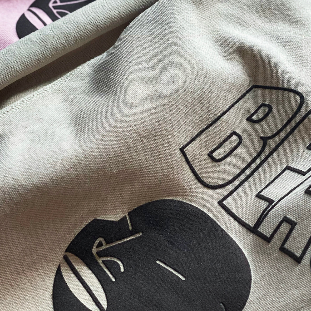 BIB Hoodie Drop Pocket Pink Sand